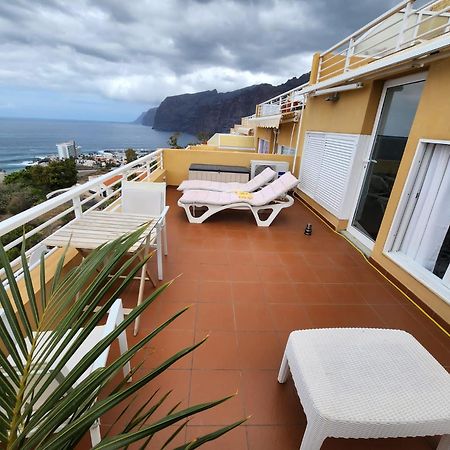 Apartamento Los Gigantes,Huge Terrace,Sea View,Air Conditioning Puerto de Santiago  Exterior foto