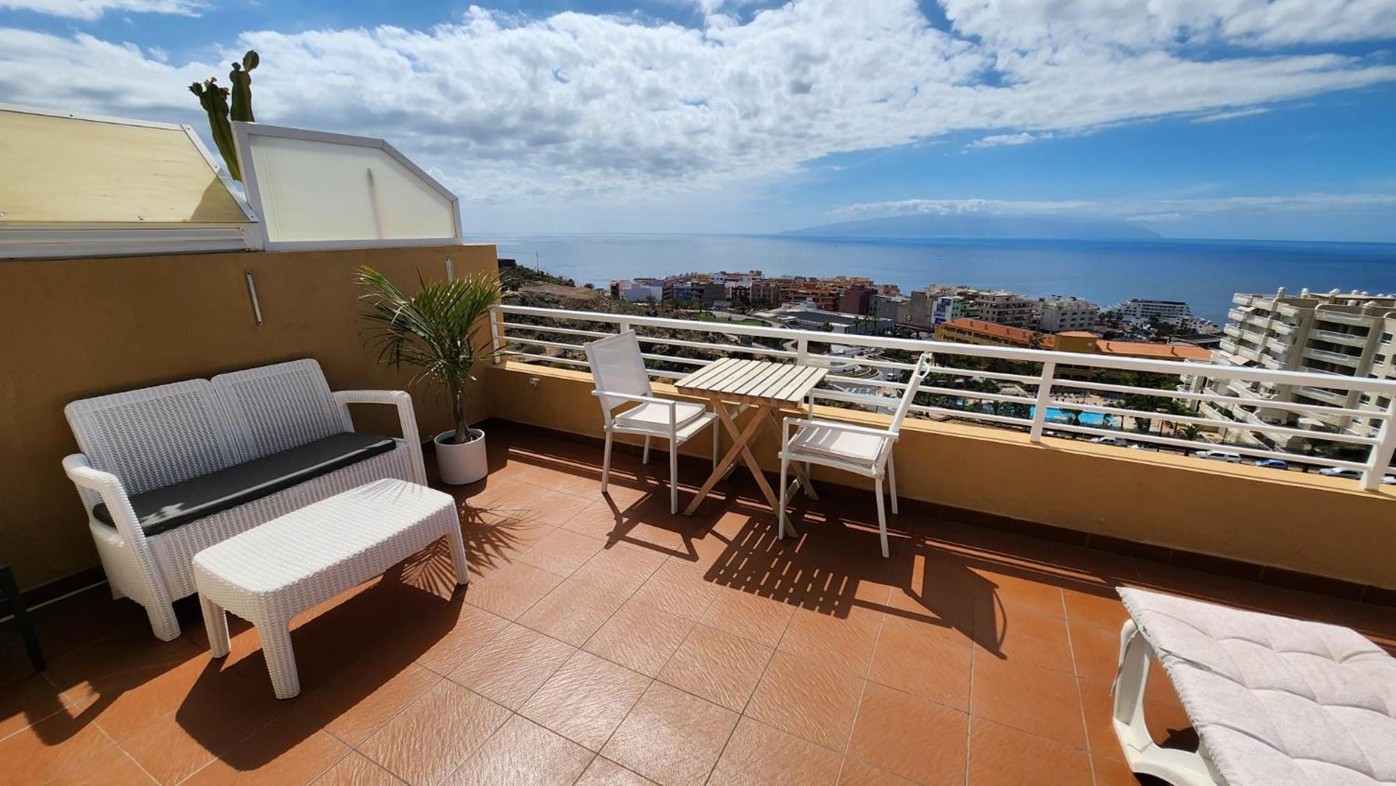 Apartamento Los Gigantes,Huge Terrace,Sea View,Air Conditioning Puerto de Santiago  Exterior foto